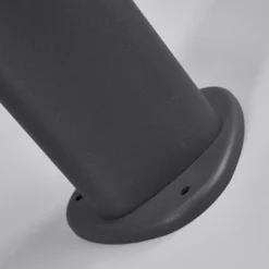 Lucande LED-Sockelleuchte Milou, Höhe 30 cm, anthrazit, Alu