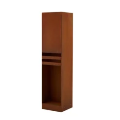 Lucande LED-Sockelleuchte Oxido, rostfarben, Höhe 50cm, IP44