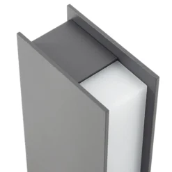 Lucande LED-Sockelleuchte Teerk, Höhe 30 cm, anthrazit, IP65
