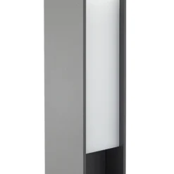 Lucande LED-Sockelleuchte Teerk, Höhe 30 cm, anthrazit, IP65