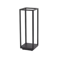 Lucande LED-Sockelleuchte Thorvid, Höhe 50 cm, schwarz