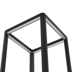 Lucande LED-Sockelleuchte Thorvid, Höhe 50 cm, schwarz