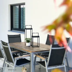 Lucande LED-Solarleuchte Lynzy, 38cm, schwarz, Metall, IP65