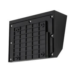 Lucande LED-Solarwandlampe Dava, 14 cm hoch, Alu, Sensor