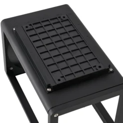 Lucande LED-Solar-Wandleuchte Tilena, schwarz, Alu, Sensor