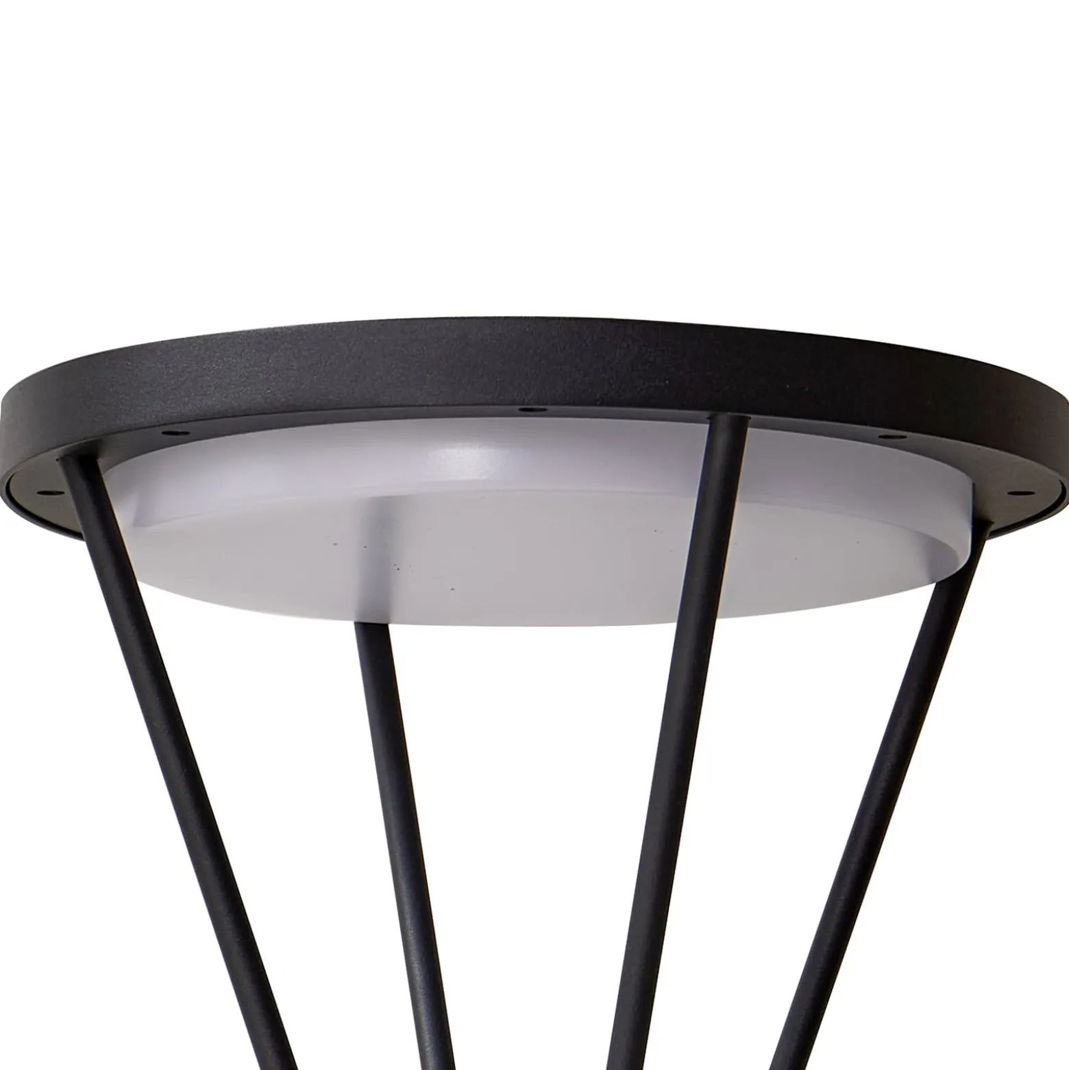 Lucande LED-Solarwegelampe Elario, 80 cm, CCT, Sensor