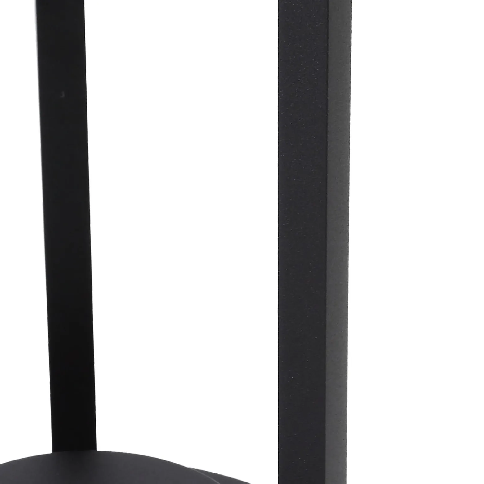 Lucande LED-Solarwegeleuchte Nilea, Ø 16 cm, schwarz, Sensor