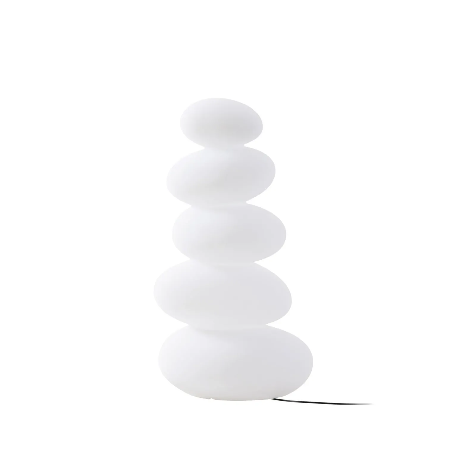 Lucande LED-Terrassenlampe Soriel, weiß, 72cm, stepdim, IP54