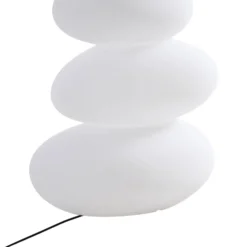Lucande LED-Terrassenlampe Soriel, weiß, 72cm, stepdim, IP54