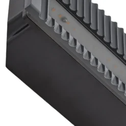 Lucande LED-Wandeinbauleuchte Tavion, 25 cm, anthrazit, IP65