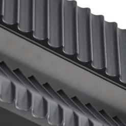 Lucande LED-Wandeinbauleuchte Tavion, 25 cm, anthrazit, IP65