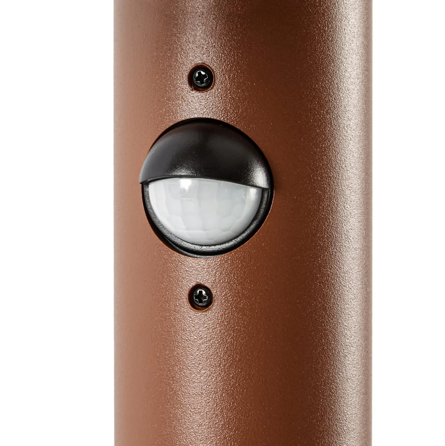 Lucande LED-Wegelampe Elune, braun, Sensor, IP44, Höhe 77 cm
