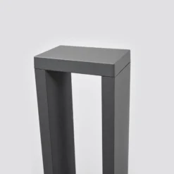 Lucande LED-Wegelampe Jupp, 60 cm, anthrazit, Metall, IP54