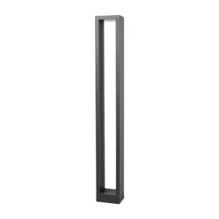 Lucande LED-Wegelampe Jupp, 90 cm, anthrazit, Metall, IP54