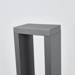 Lucande LED-Wegelampe Jupp, 90 cm, anthrazit, Metall, IP54