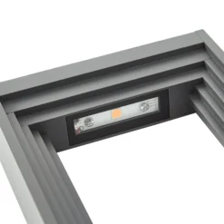 Lucande LED-Wegeleuchte Ashkan, Höhe 60 cm, anthrazit, IP65