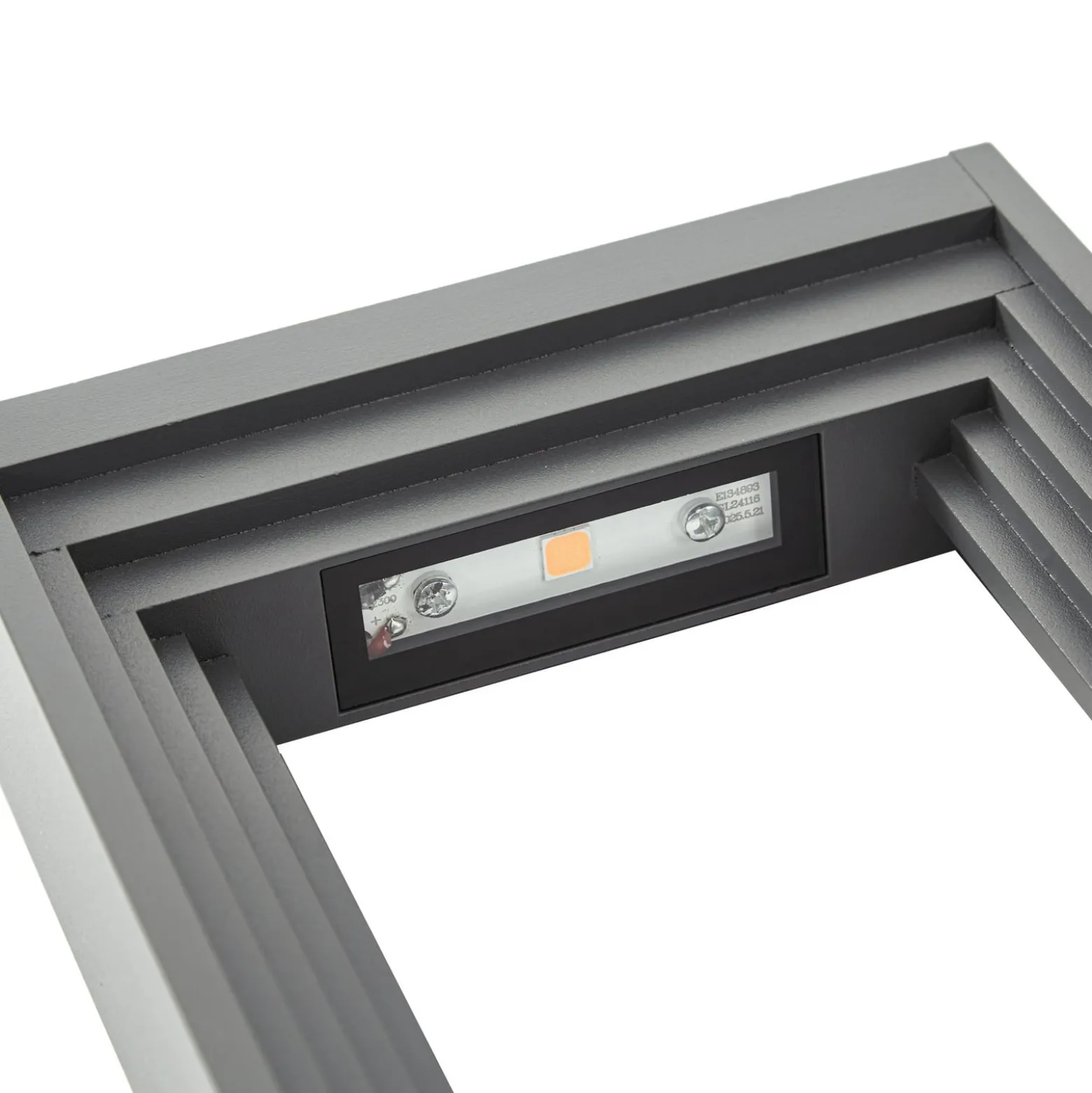 Lucande LED-Wegeleuchte Ashkan, Höhe 60 cm, anthrazit, IP65