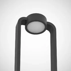 Lucande LED-Wegeleuchte Belna, 100cm, anthrazit, Beton, IP65