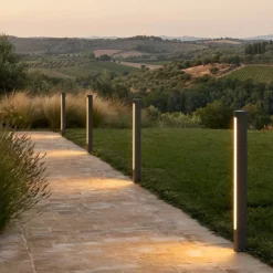 Lucande LED-Wegeleuchte Celiora, 80 cm, anthrazit, 3.000 K