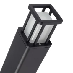 Lucande LED-Wegeleuchte Dakil, schwarz, Aluminium