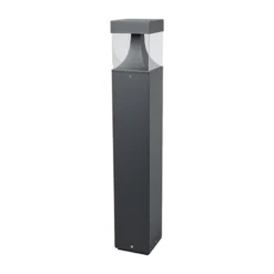Lucande LED-Wegeleuchte Egon, Höhe 65 cm, grafitgrau, IP54