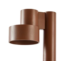 Lucande LED-Wegeleuchte Elune, braun, IP44, Höhe 77 cm