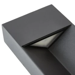 Lucande LED-Wegeleuchte Kaholo, schwarz matt, 90 cm, IP44