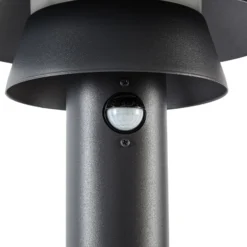 Lucande LED-Wegeleuchte Montaro, 110 cm, anthrazit, Sensor