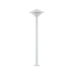 Lucande LED-Wegeleuchte Montaro, 110 cm, weiß, Sensor