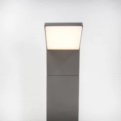 Lucande LED-Wegeleuchte Nevio, 60 cm, anthrazit, Metall