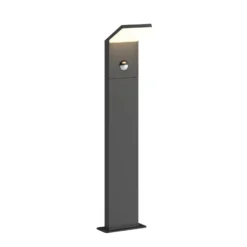 Lucande LED-Wegeleuchte Nevio, Sensor, 60cm, anthrazit