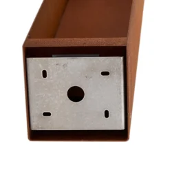 Lucande LED-Wegeleuchte Oxido, rostfarben, Höhe 80 cm, IP44