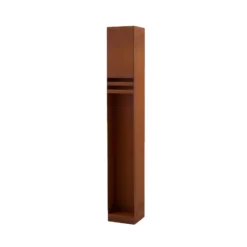 Lucande LED-Wegeleuchte Oxido, rostfarben, Höhe 80 cm, IP44