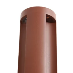 Lucande LED-Wegeleuchte Raiku, rostfarben, Aluminium, 65 cm