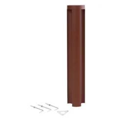 Lucande LED-Wegeleuchte Raiku, rostfarben, Aluminium, 65 cm