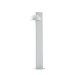 Lucande LED-Wegeleuchte Velira, hellgrau, 77cm, 1-flg., IP44