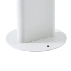 Lucande LED-Wegeleuchte Velira, hellgrau, 77cm, 1-flg., IP44