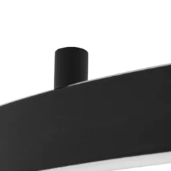 Lucande Smart-LED-Deckenleuchte Moise, schwarz, CCT, Tuya