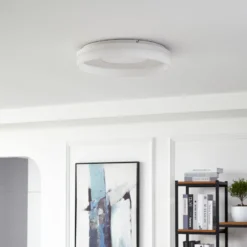 Lucande Smart LED-Deckenleuchte Squillo weiß Tuya RGBW CCT
