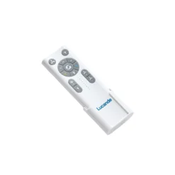 Lucande Smart LED-Deckenventilator Moneno, silber, DC, Tuya