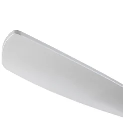 Lucande Smart LED-Deckenventilator Moneno, silber, DC, Tuya