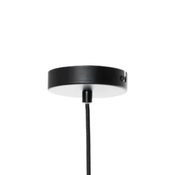 Lucande Tinko Käfig-Pendelleuchte, schwarz, 25 cm