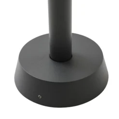 Lucande Wegeleuchte Chandan, 100 cm, schwarz, Aluminium