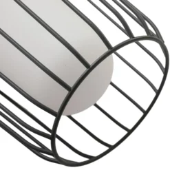 Lucande Wegeleuchte Chandan, 100 cm, schwarz, Aluminium