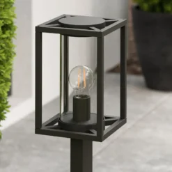 Lucande Wegeleuchte Ferda, 100 cm, anthrazit, IP44