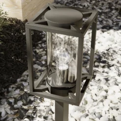 Lucande Wegeleuchte Ferda, 60 cm, anthrazit, IP44
