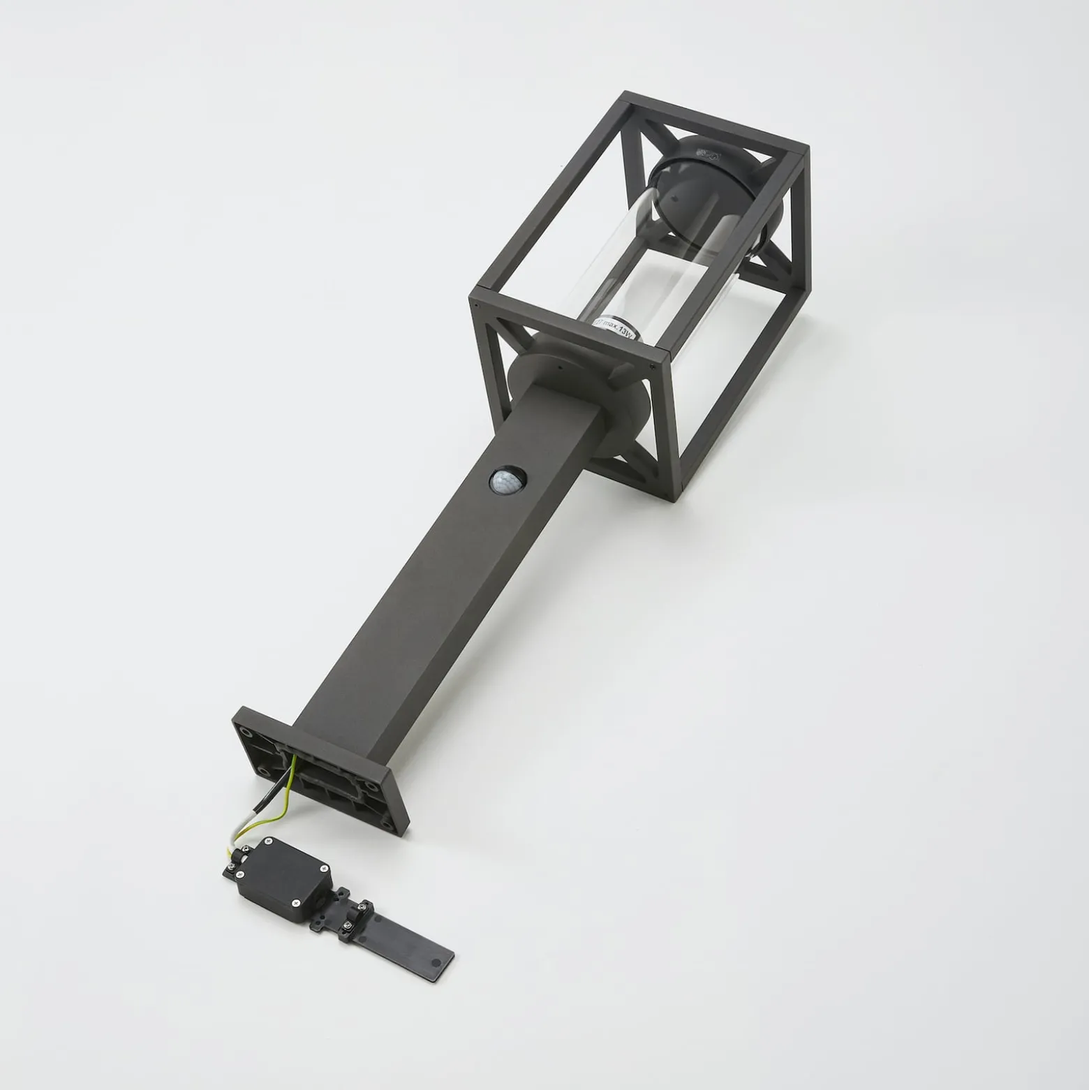 Lucande Wegeleuchte Ferda, 60 cm, Sensor, anthrazit, IP44
