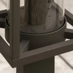 Lucande Wegeleuchte Ferda, 60 cm, Sensor, anthrazit, IP44