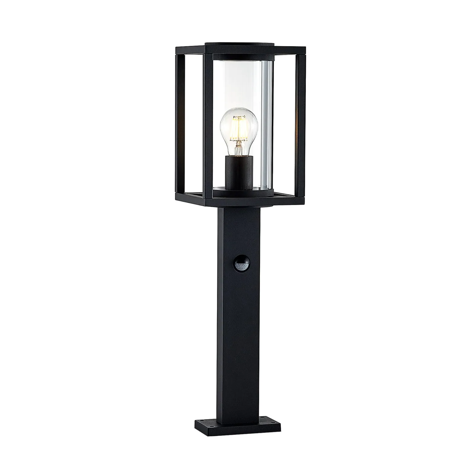 Lucande Wegeleuchte Ferda, 60 cm, Sensor, anthrazit, IP44