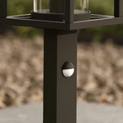 Lucande Wegeleuchte Ferda, 60 cm, Sensor, anthrazit, IP44